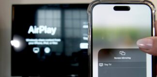 AirPlay có khả năng chuyển nội dung từ màn hình thiết bị Apple sang màn hình lớn (Ảnh: Internet)