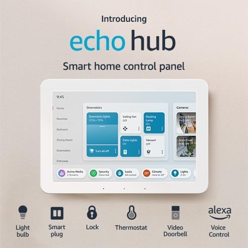 Echo Hub – thiết bị trung tâm điều khiển nhà thông minh của Amazon (Ảnh: Internet)