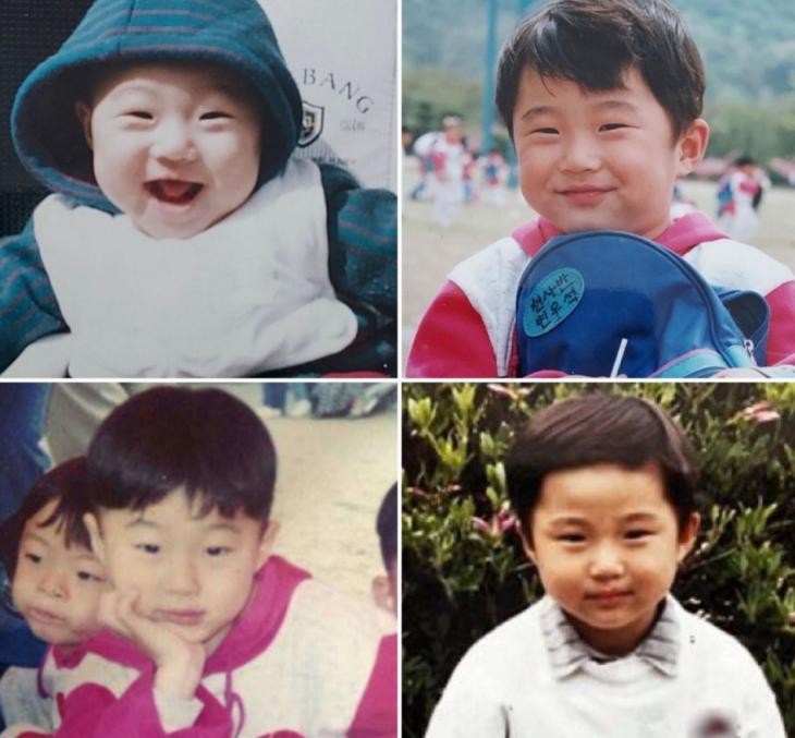 Woo Seok đáng yêu những ngày thơ ấu (Ảnh: Internet)