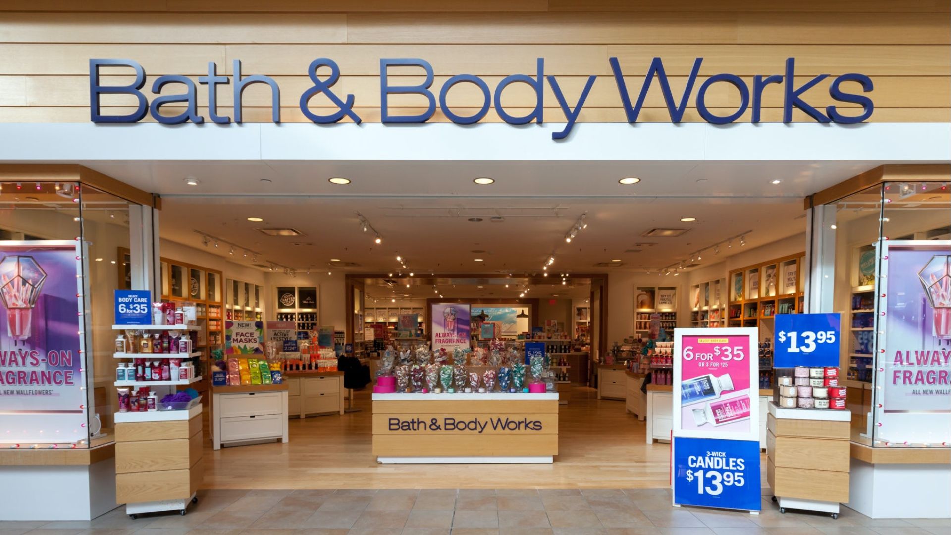 Bath & Body Works là một thương hiệu lớn có nhiều chi nhánh quốc tế (Nguồn: Internet)