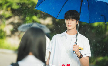 Ngày mưa chính là ngày mà nam chính SunJae yêu Im Sol từ cái nhìn đầu tiên ( ảnh: internet).
