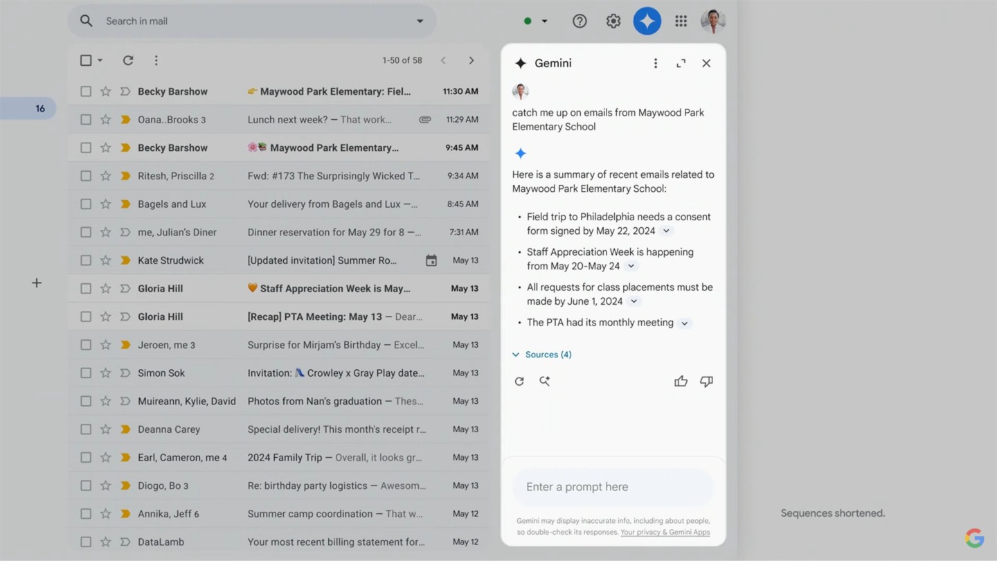 Nhờ trí tuệ nhân tạo được tích hợp trong Gmail, bạn có thể tiết kiệm thời gian và công sức bằng cách sử dụng tính năng tóm tắt email mới (Ảnh: Internet)