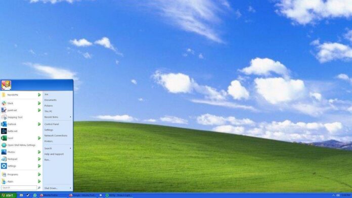 Giao diện Windows XP trong Windows 10 (Ảnh: Internet)