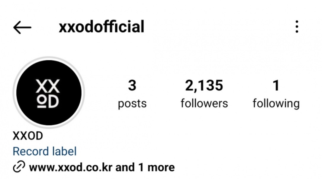 Tài khoản instagram có tên @xxodofficial (Ảnh: Instagram)