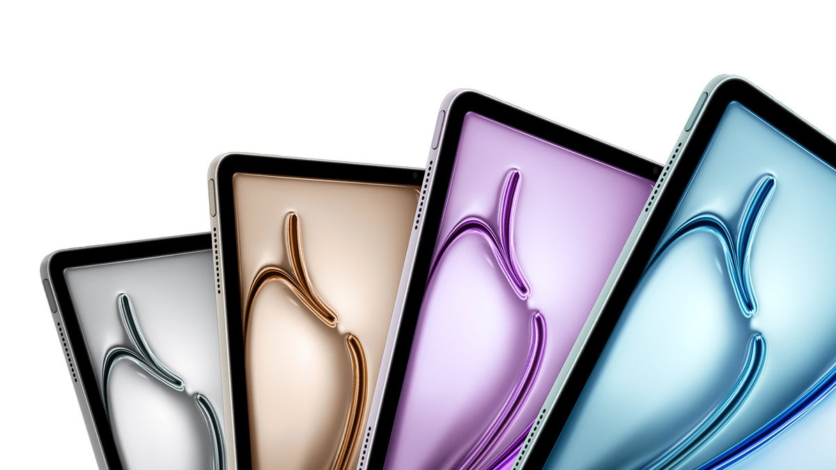 iPad Air M2 2024 với bốn phiên bản màu sắc (Nguồn: Internet)
