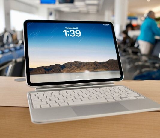 iPad Pro (M4) với bàn phím Magic của Apple (Ảnh: Internet)