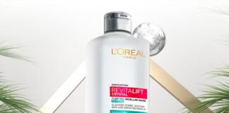 Nước tẩy trang L oreal Revitalift Crystal Purifying Micellar Water