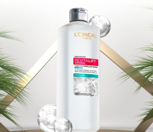 Review nước tẩy trang L’Oreal Revitalift Crystal Purifying Micellar Water: Làm sạch da, giảm nhờn hiệu quả! Nước tẩy trang L oreal Revitalift Crystal Purifying Micellar Water