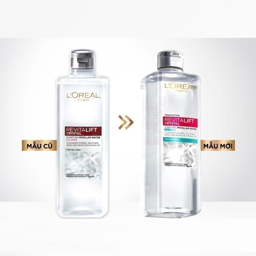 nước tẩy trang L'Oreal Revitalift Crystal Purifying Micellar Water
