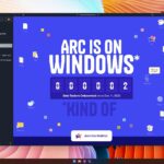 Trình duyệt Arc trên Windows (Ảnh: Internet)