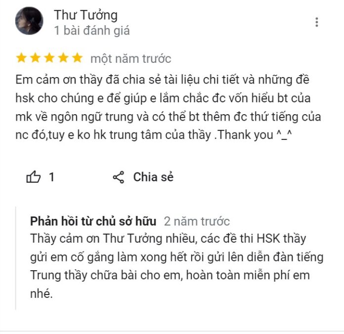 Đánh giá từ học viên