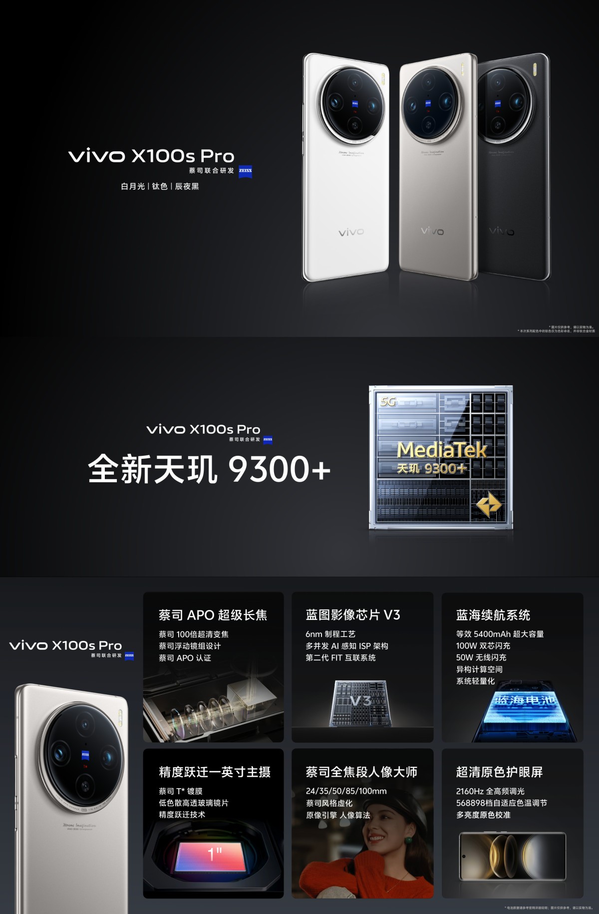 vivo X100s và X100s Pro đều được tích hợp chipset Dimensity 9300+ (Ảnh: Internet)