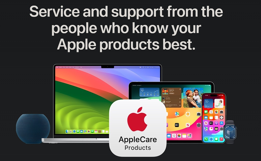 Hình ảnh quảng cáo AppleCare (Ảnh: Internet)