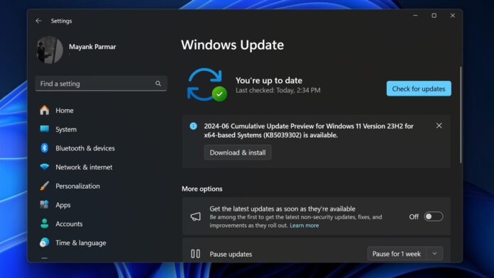 Microsoft đã gỡ bỏ bản cập nhật KB5039302 khỏi Windows Update và Windows Update for Business để ngăn chặn người dùng khác tải và cài đặt nó (Ảnh: Internet)