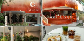 Cason coffe tone đỏ cam rực rỡ (ảnh: internet)