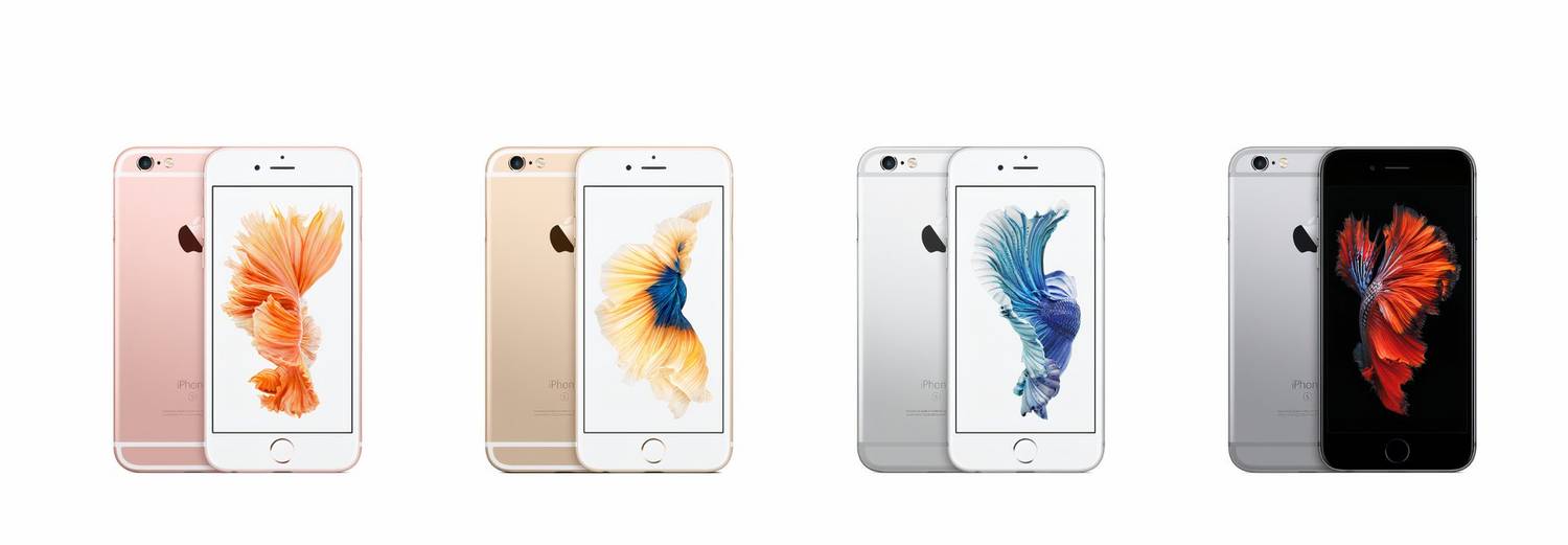 iPhone 6s với nhiều màu sắc khác nhau (Ảnh: Internet)