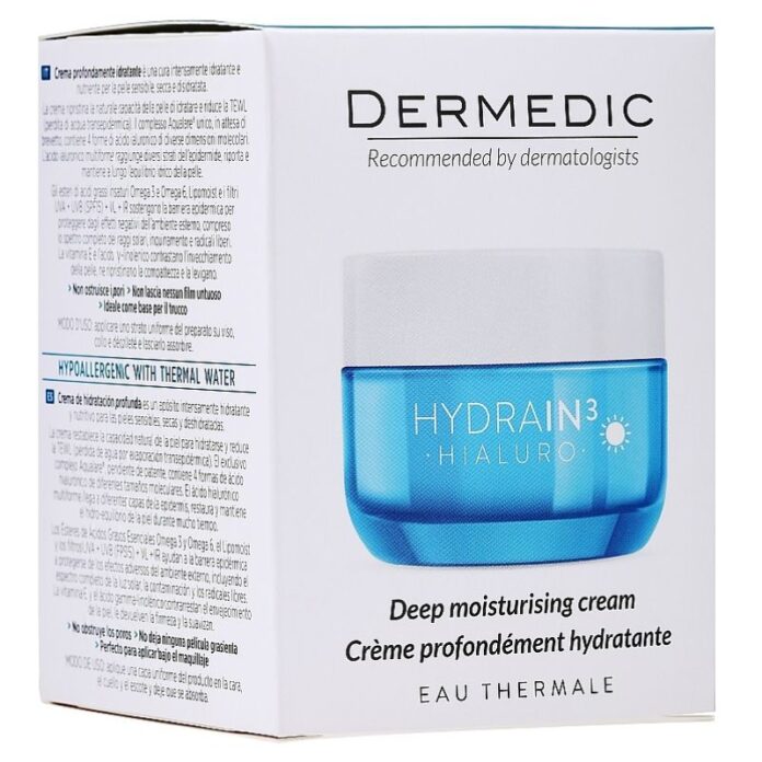 Thành phần của kem dưỡng Dermedic Hydrain3 Hialuro Cream Gel Ultra Hydrating (Nguồn: Internet)