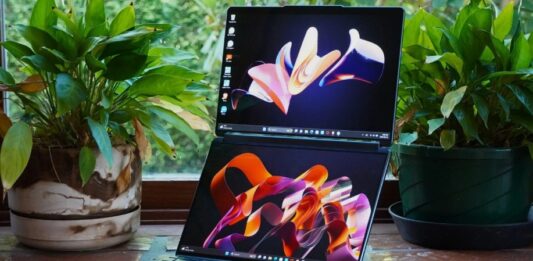 Laptop Lenovo Yoga Book 9i (Ảnh: Internet)