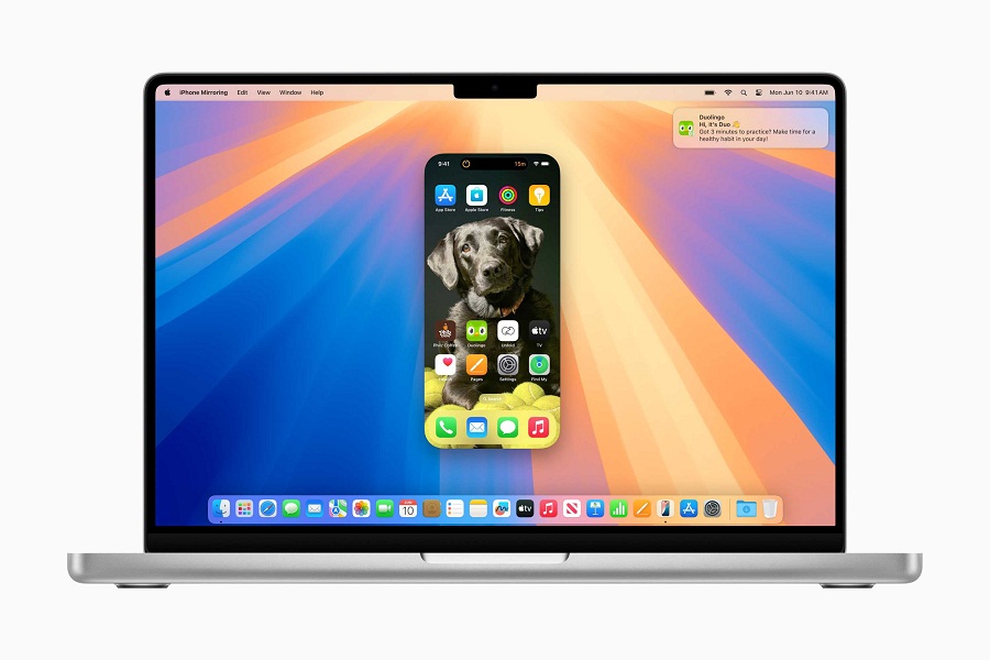 Cửa sổ chiếu màn hình iPhone trên macOS Sequoia (Ảnh: Internet)