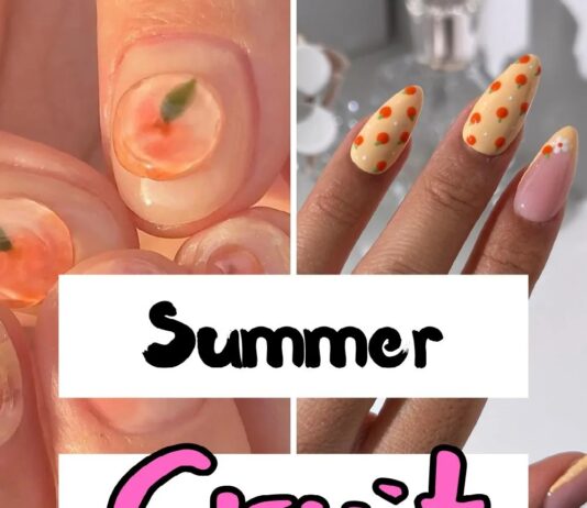 mẫu nail trái cây cho mùa hè (Nguồn: Internet)