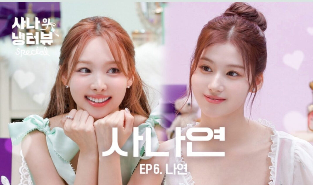 Nayeon xuất hiện với tư cách khách mời trong webshow của Sana (Ảnh: Internet)