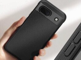 Điện thoại Pixel 8a với ốp lưng Ringke Onyx (Ảnh: Internet)