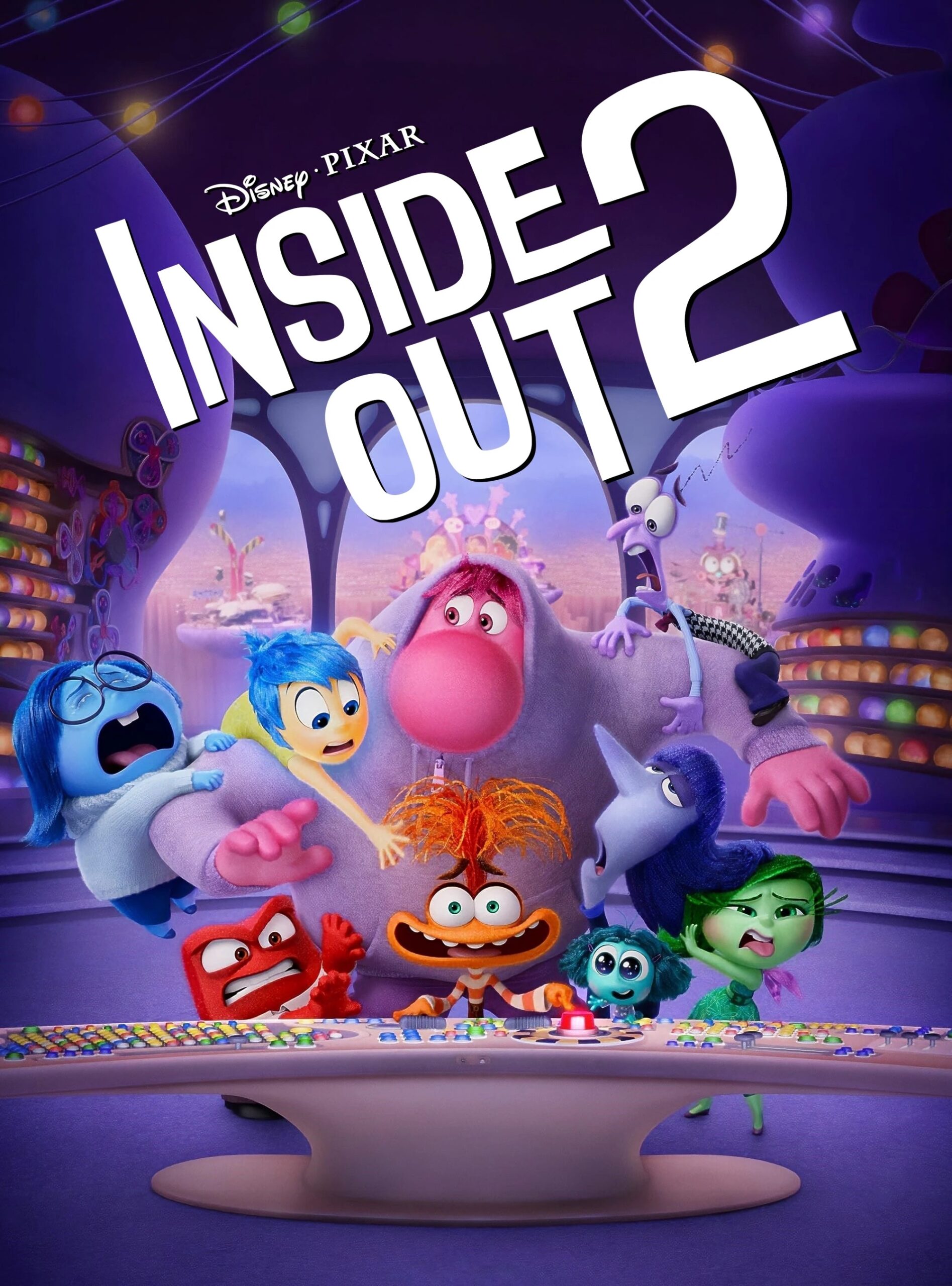 Poster phim hoạt hình Inside Out 2 (Ảnh: Internet)