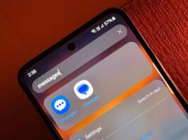 Ứng dụng tin nhắn của Samsung và Google trên điện thoại (Ảnh: Internet)