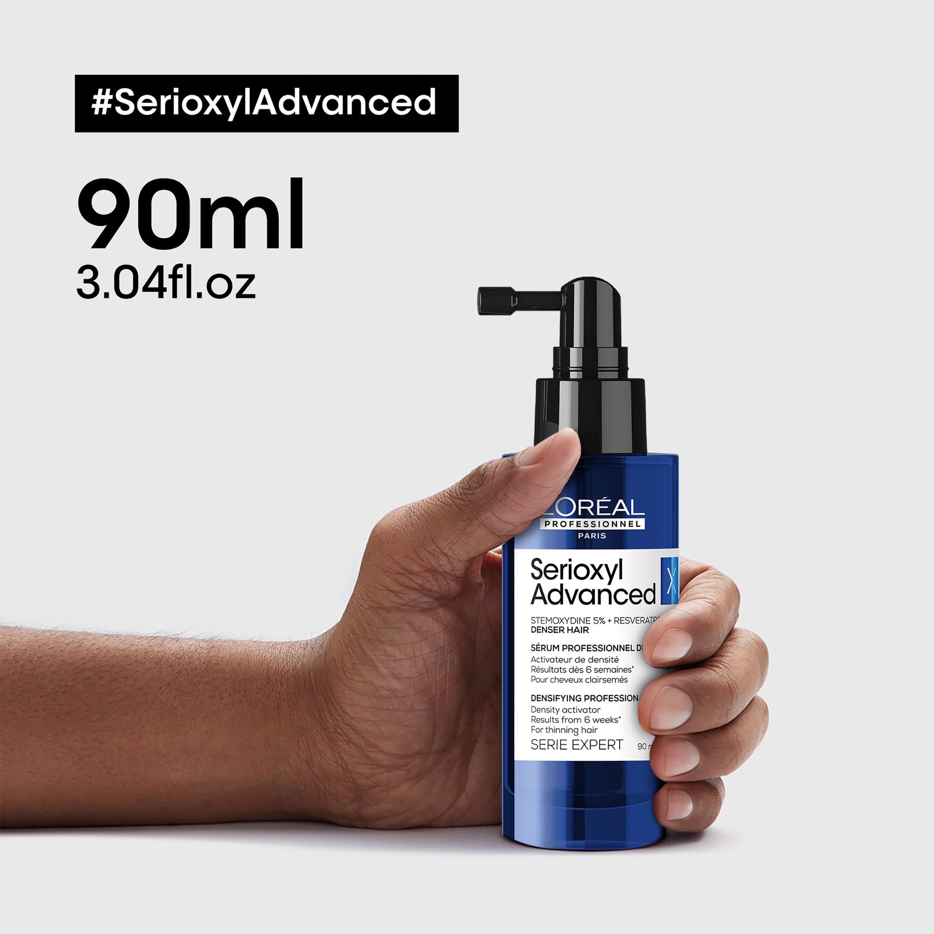 Tinh chất mọc tóc L’Oréal Serioxyl Advanced 90ml (Nguồn: L’Oréal Serioxyl Paris)