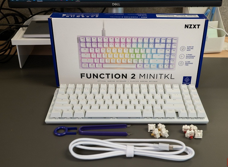Bộ sản phẩm bàn phím NZXT Function 2 MiniTKL (Ảnh: Internet)