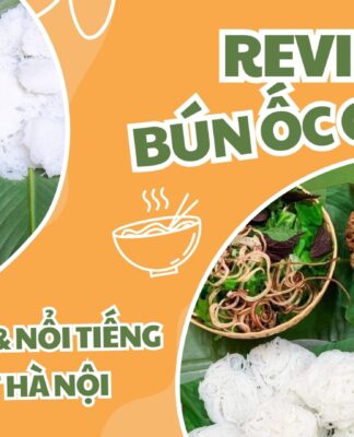 Review quán bún ốc cô Huệ (Nguồn: Bloganchoi)