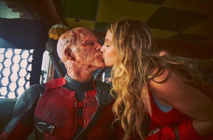 Deadpool có vợ trong phim và có vợ đóng phim cùng mình luôn (Ảnh: Internet)l