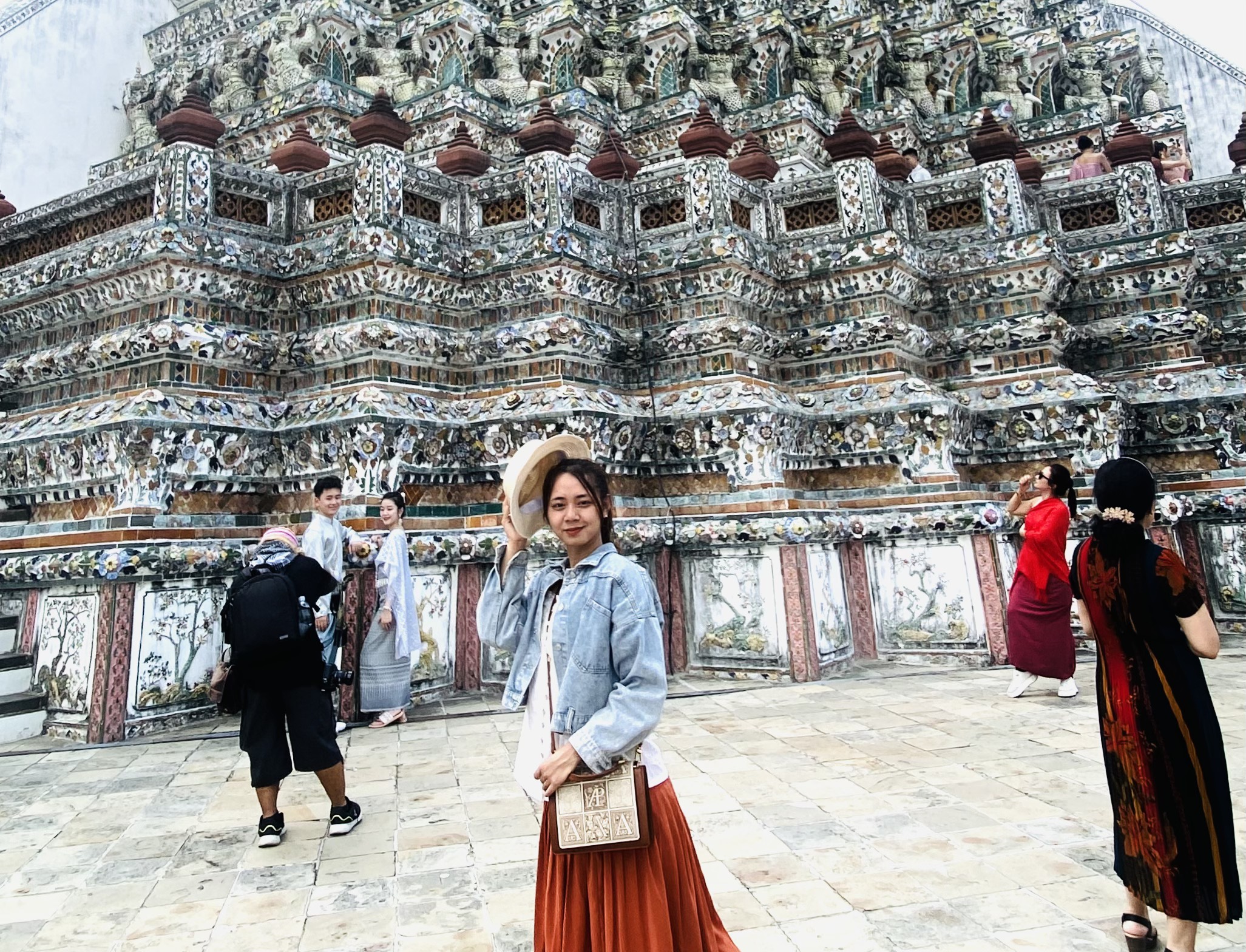 Ảnh chụp tại chùa Wat Arun. (Ảnh: Kim Cúc)