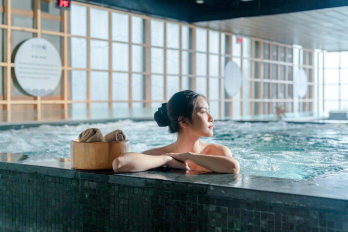 Trải nghiệm tắm onsen - ảnh: internet