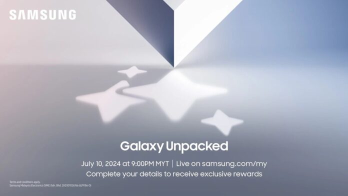 Sự kiện Galaxy Unpacked sẽ được bắt đấu vào 8 giờ tối ngày 10 tháng 7 (Ảnh: Internet)