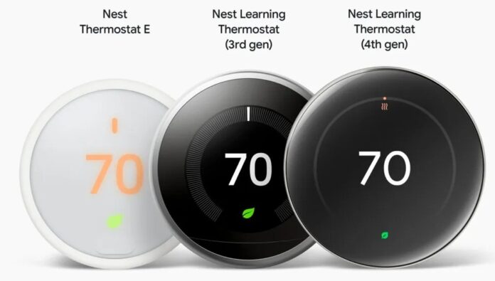 Hình ảnh tiết lộ thiết bị Nest Learning Thermostat thế hệ thứ 4 (Ảnh: Internet)