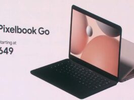 Laptop Google Pixelbook Go (Ảnh: Internet)