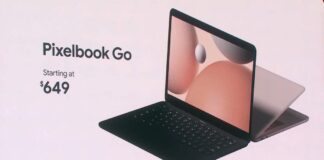 Laptop Google Pixelbook Go (Ảnh: Internet)