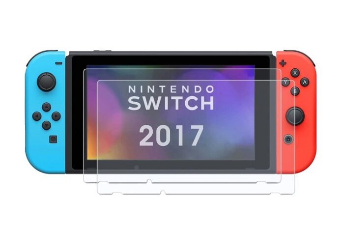 Miếng dán màn hình bằng kính cường lực amFilm cho Nintendo Switch (Ảnh: Internet)