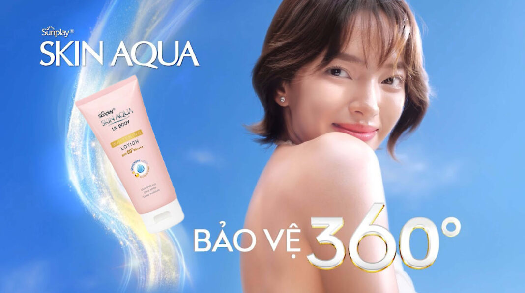 Review kem chống nắng Sunplay Skin Aqua Whitening Lotion