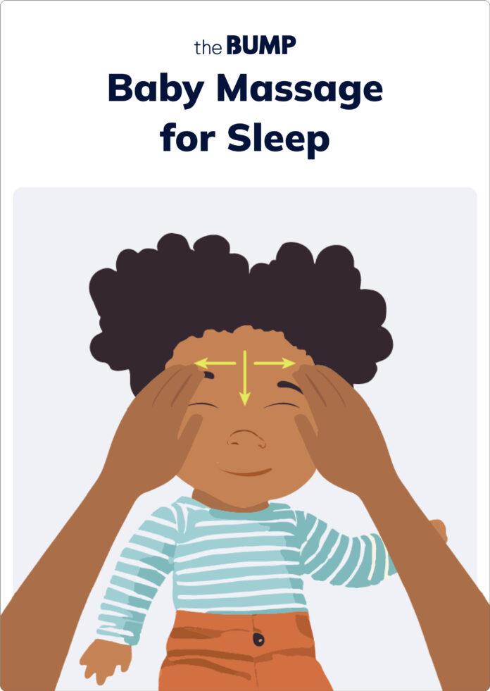Động tác mát xa giúp trẻ sơ sinh ngủ ngon (Nguồn: The Bump)
