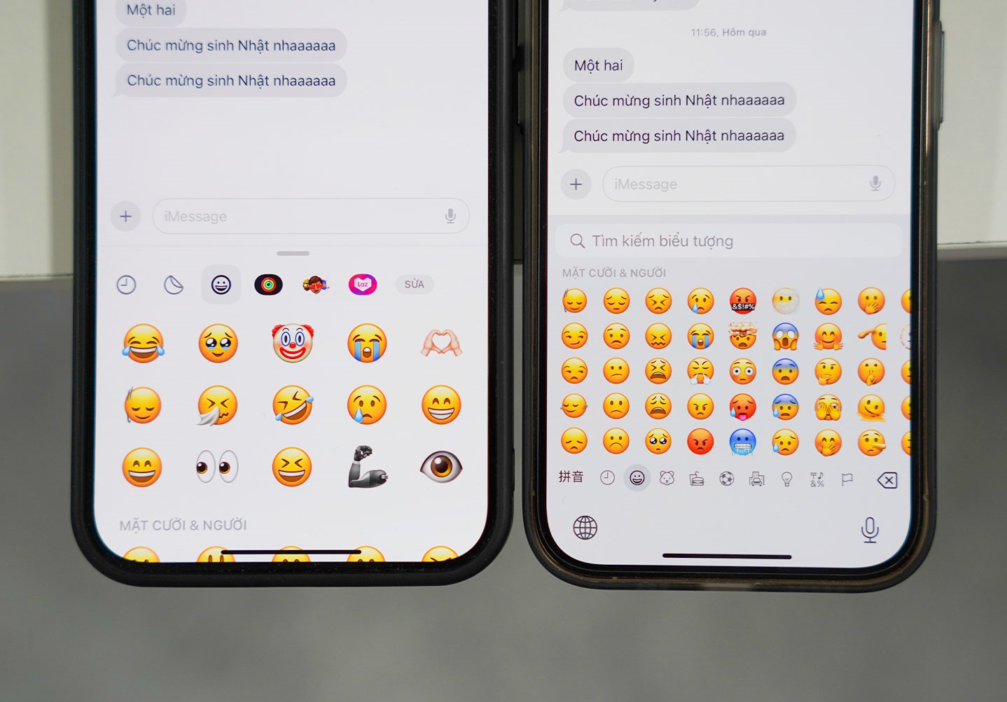 Tích hợp liền mạch emoji, Memoji và sticker vào một kho tàng biểu tượng duy nhất trên iOS 18 (Ảnh: Internet)