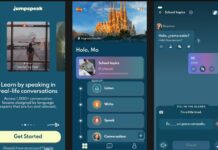 Ứng dụng học ngôn ngữ Jumpspeak có tích hợp AI (Ảnh: Internet)