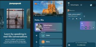 Ứng dụng học ngôn ngữ Jumpspeak có tích hợp AI (Ảnh: Internet)