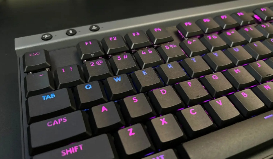 Các phím QWERTY trên bàn phím Logitech G515 LIGHTSPEED TKL (Ảnh: Internet)