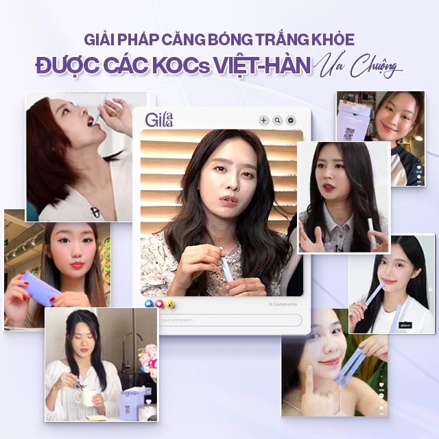 Rất nhiều phái đẹp Việt và người nổi tiếng tin dùng Bột Uống Collagen Saffron Gilaa.