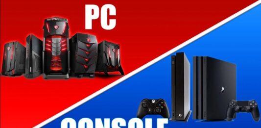 So sánh máy chơi game console và máy tính PC (Ảnh: Internet)