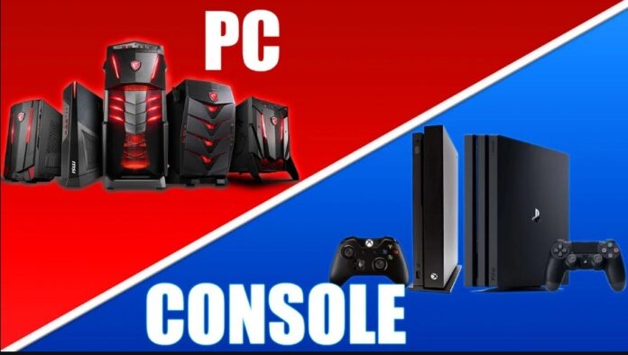 So sánh máy chơi game console và máy tính PC (Ảnh: Internet)