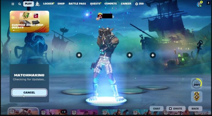 Ghép trận khi chơi Fortnite bằng Chrome Remote Desktop (Ảnh: Internet)