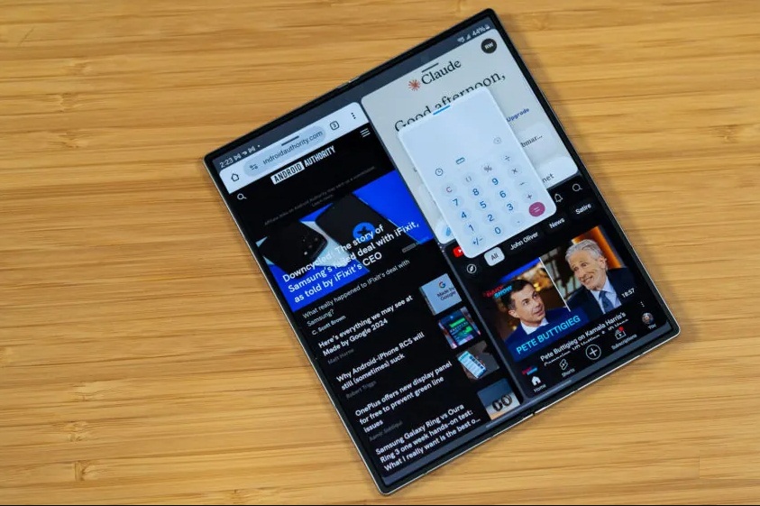 Xử lý đa nhiệm trên điện thoại Galaxy Z Fold 6 (Ảnh: Internet)